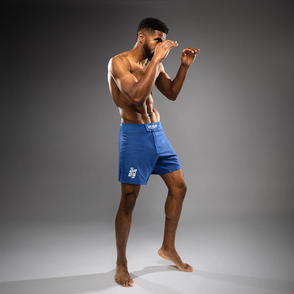 Pantalones de lucha MMA Venum ares azul real 1