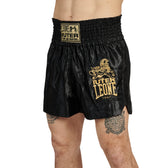 Short kick & thai Leone 1947 Iuter negro AB02IU