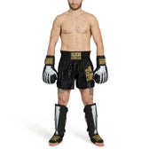 Short kick & thai Leone 1947 Iuter negro AB02IU