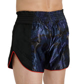 Pantalones cortos kick & thai Leone 1947 camo fight azul