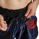 Pantalones cortos kick & thai Leone 1947 camo fight azul