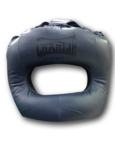 Casco de boxeo barra M Charlie deep blue