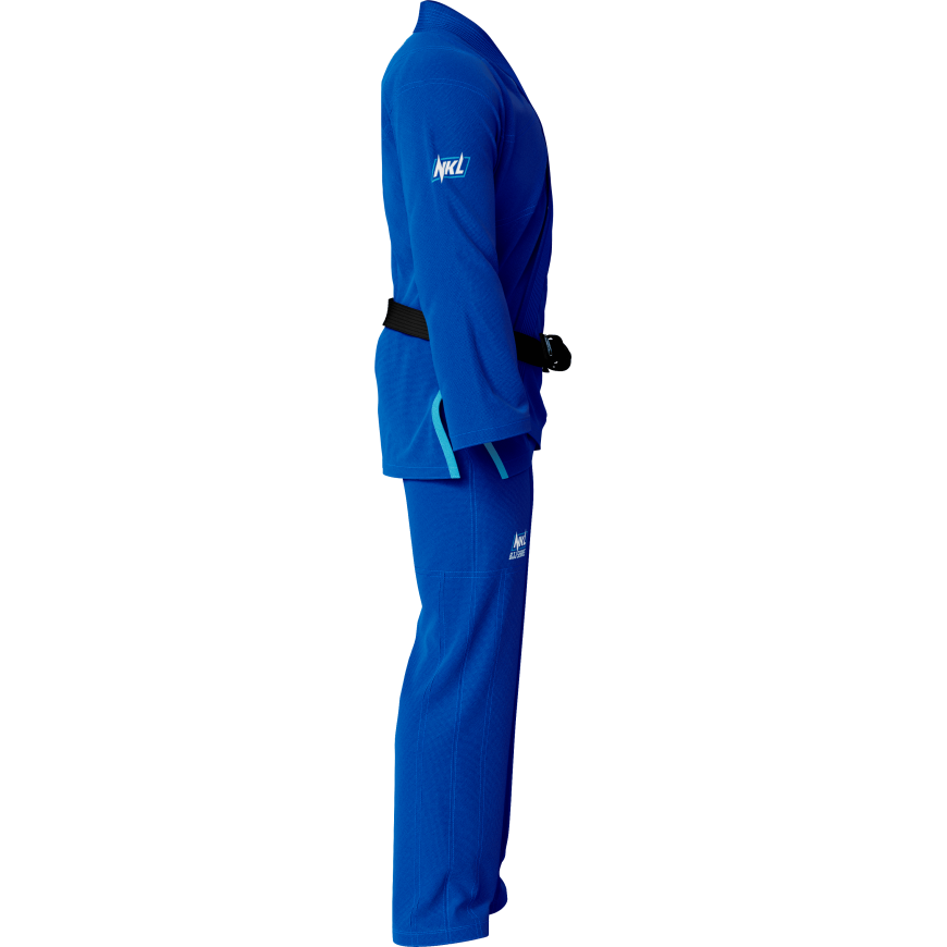 Kimono BJJ NKL zero custom azul 1