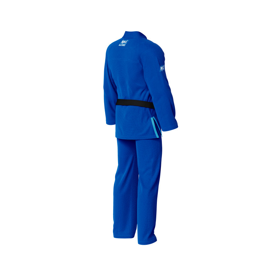 Kimono BJJ NKL zero custom azul 3