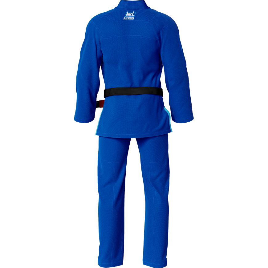 Kimono BJJ NKL zero custom azul 4