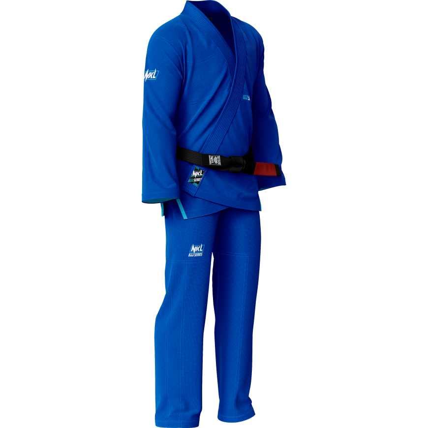 Kimono infantil BJJ NKL zero custom azul 2