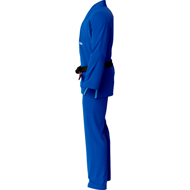 Kimono infantil BJJ NKL zero custom azul 6