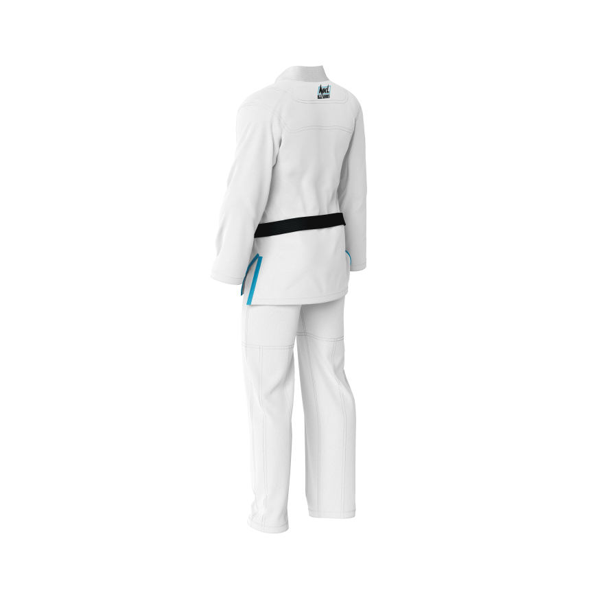 Kimono BJJ NKL zero custom blanco 4