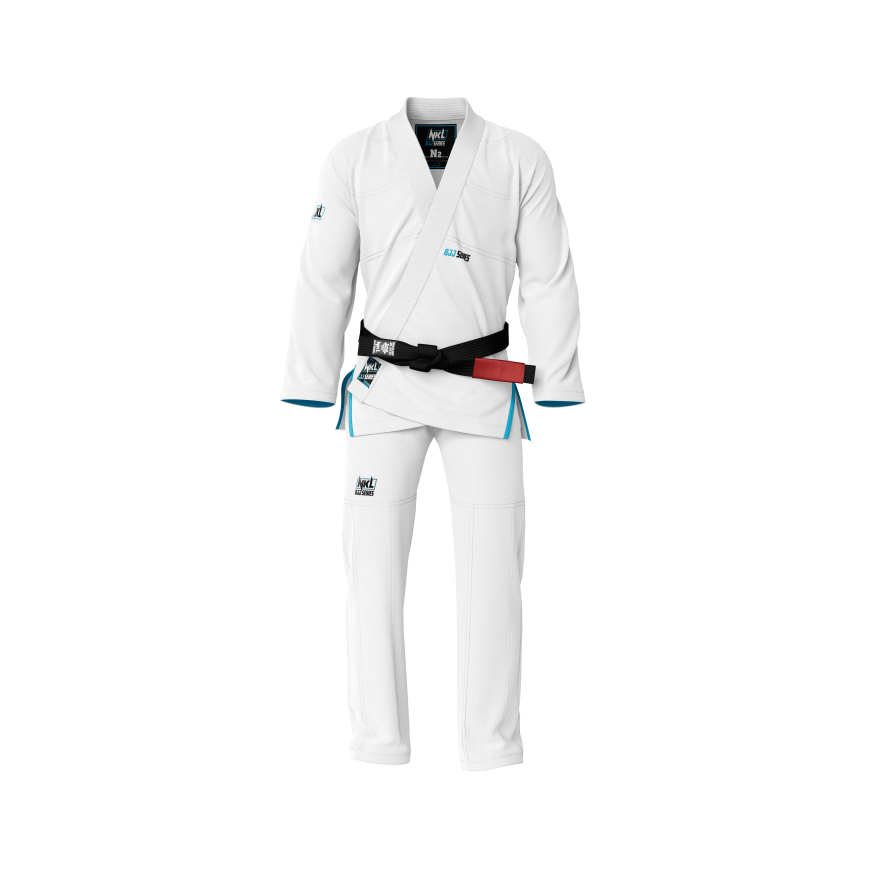 Kimono infantil BJJ NKL zero custom blanco