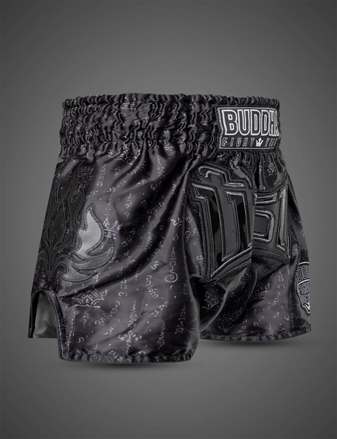 Pantalón muay thai Buddha kanok black