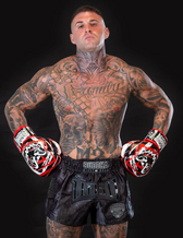 Pantalón muay thai Buddha kanok black