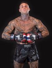 Pantalón muay thai Buddha kanok black
