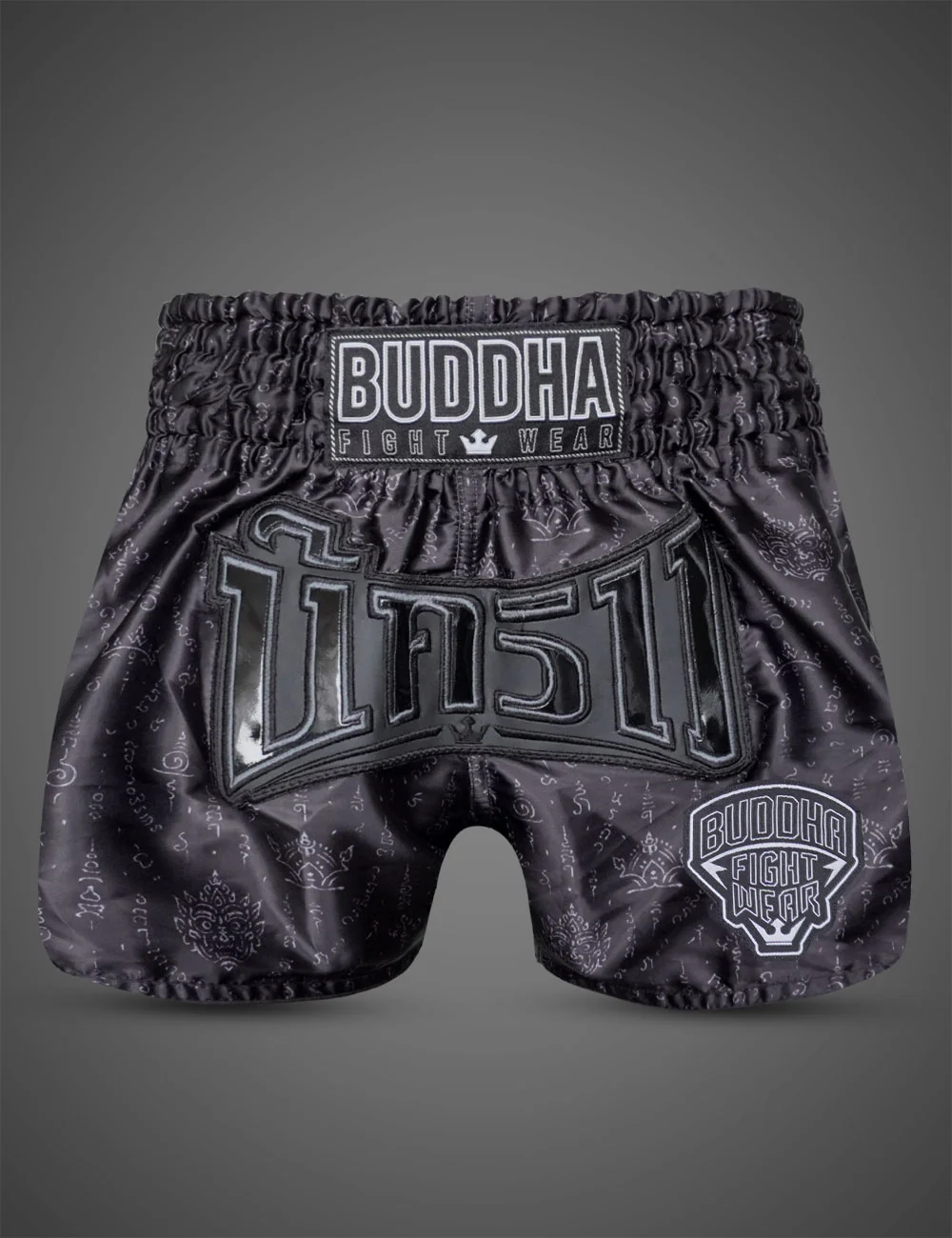 Pantalón muay thai Buddha kanok black