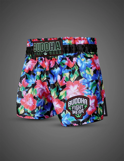 Pantalón muay thai Buddha colorsTrike tropical