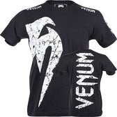 Camiseta Venum Giant negro logo blanco