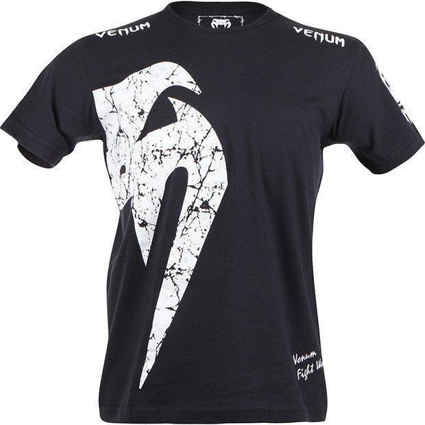 Camiseta Venum Giant negro logo blanco