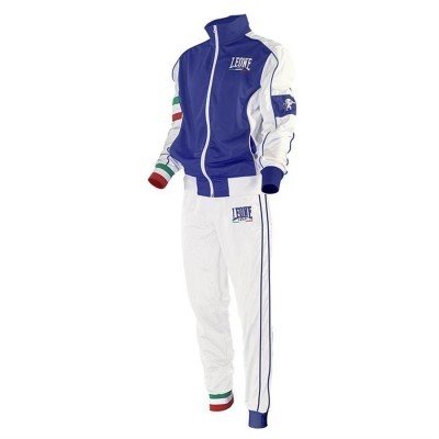 Chándal Leone AB796 azul blanco