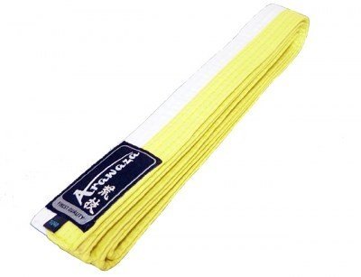 Cinturón Arawaza blanco amarillo