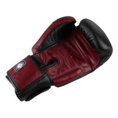 Guantes boxeo Twins BGVL3 black red wine