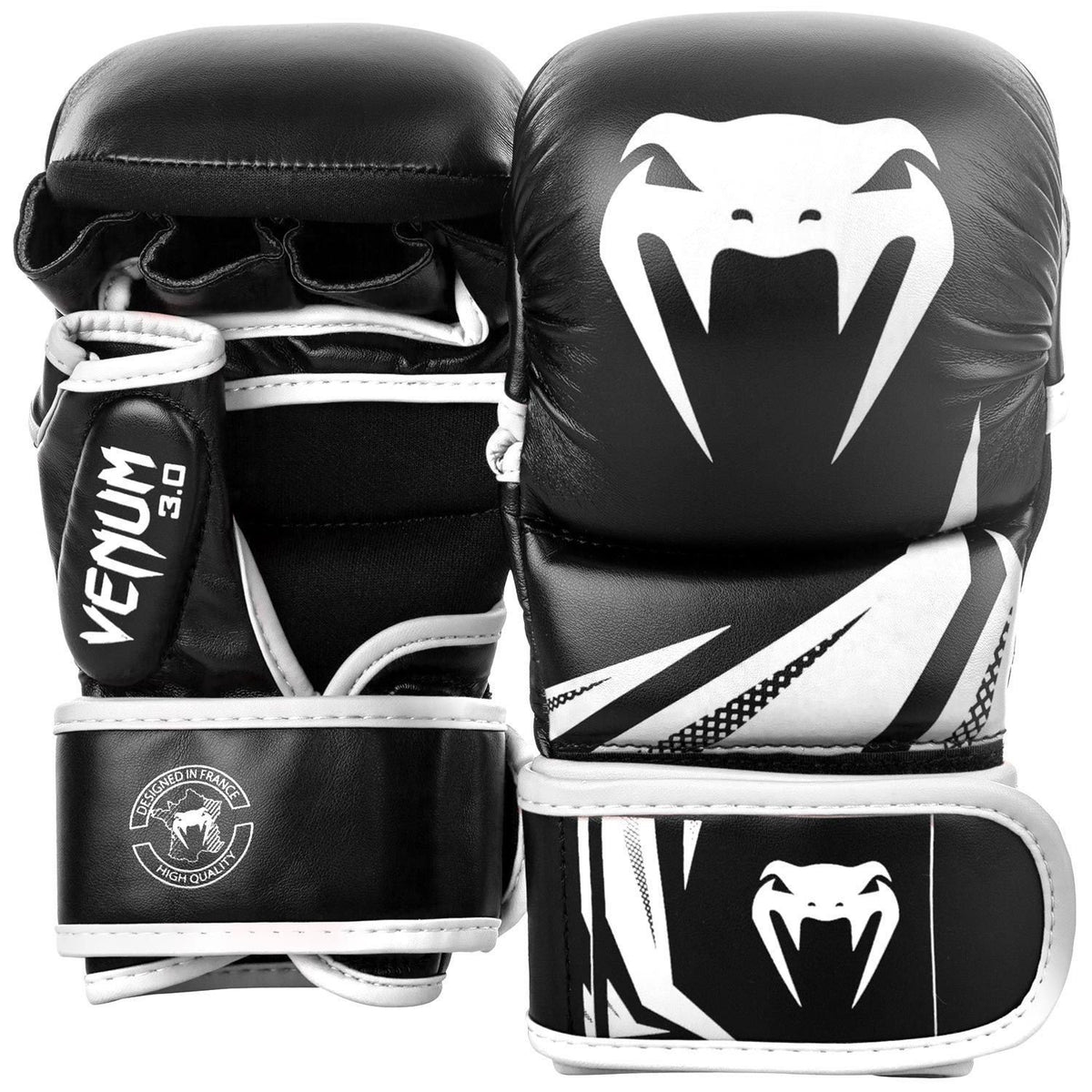 Guantillas MMA Venum challenger 3.0 negro blanco