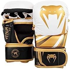 Guantillas MMA Venum challenger 3.0 blanca oro