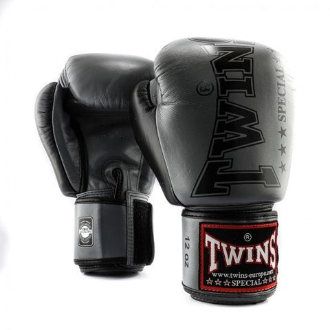 Guantes muay thai Twins BGVL8  gris