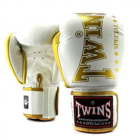 Guantes kick boxing Twins BGVL8 white