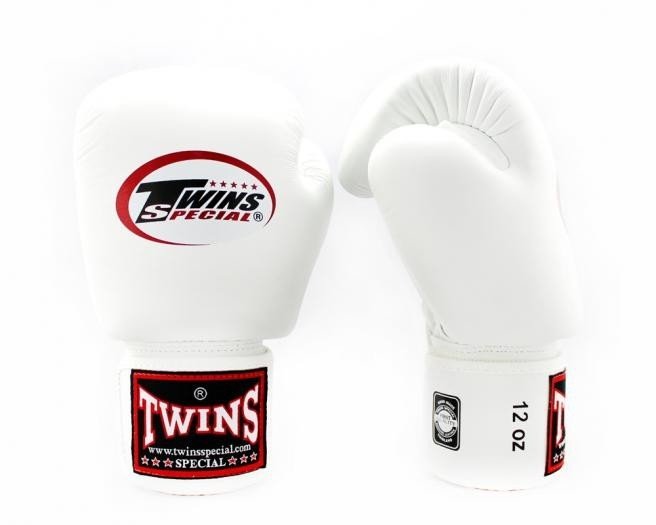 Guantes muay thai Twins BGVL3 blanco