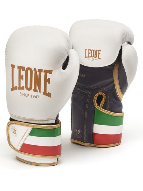 Guantes de Boxeo Leone GN039 Italy Blanco