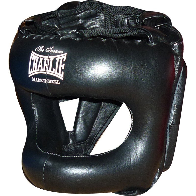 Casco boxeo barra Charlie H  Negro