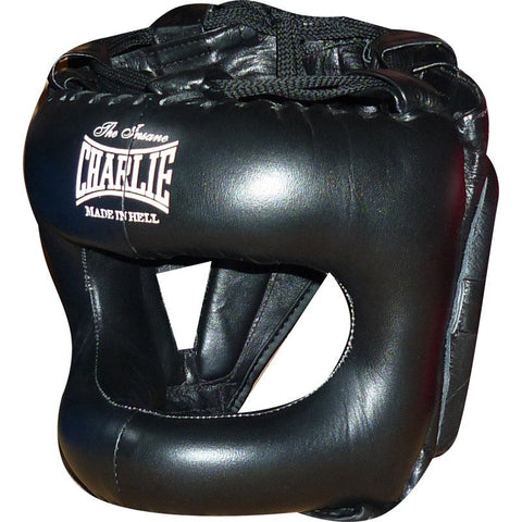 Casco boxeo barra Charlie H  Negro