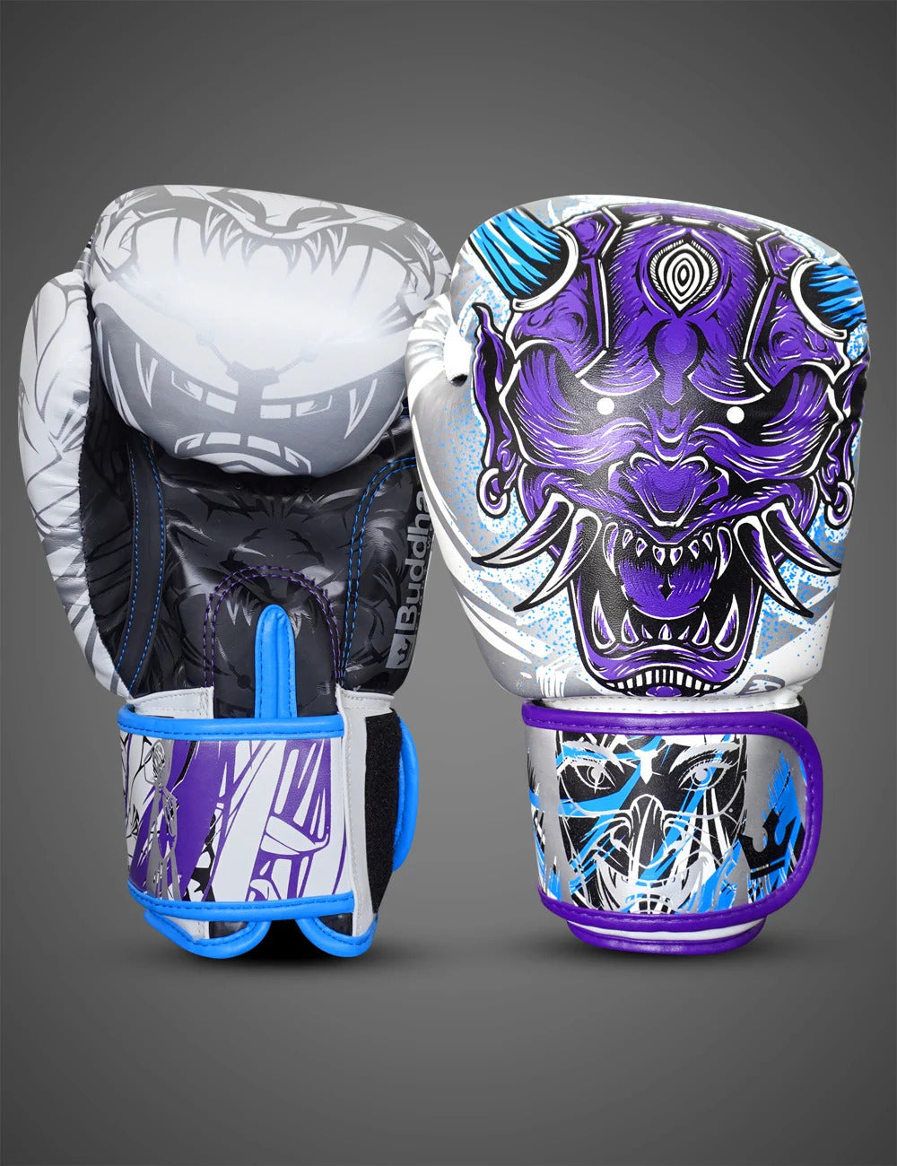 Guantes de boxeo Buddha Luzbel blancos