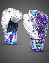 Guantes de boxeo Buddha Luzbel blancos