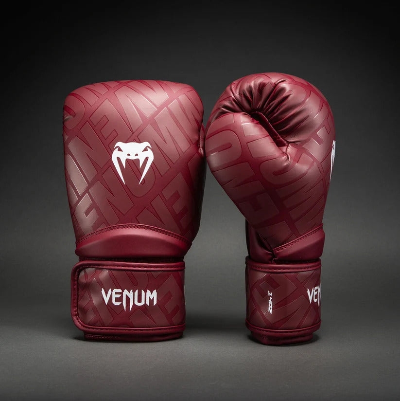 Guantes de boxeo Venum Contender 1.5 XT 3D rojo oscuro