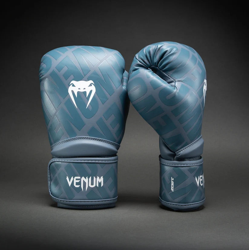 Guantes de muay thai Venum Contender 1.5 XT 3D azul tormenta