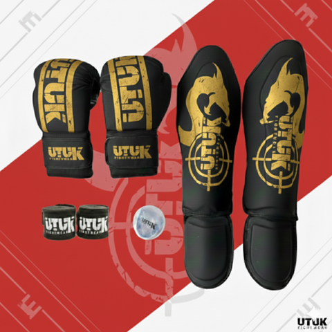 Pack Utuk Muay Thai Hunter Negro ORO