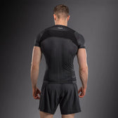 Rashguard Manga corta Venum Stealth black white