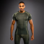 Rashguard Manga corta Venum Stealth Khaki
