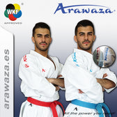 Pack karategui Arawaza Black Diamond rojo y azul