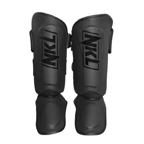 Espinilleras muay thai NKL Pro Series Negra Matte