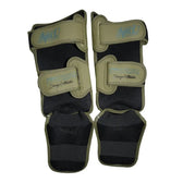 Espinilleras muay thai NKL Pro Series Verde Army