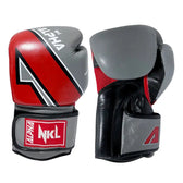 Guantes de boxeo NKL alpha gris rojo