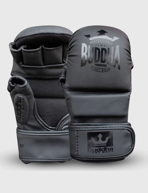 Guantes MMA Buddha competicion amateur negro mate