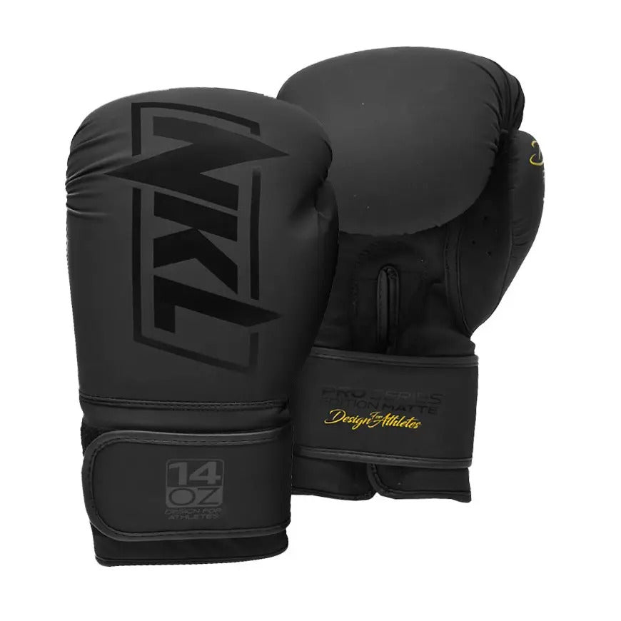 Guantes de Boxeo NKL Pro Series Negro Mate