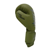 Guantes de Muay Thai NKL Pro Series Verde Militar