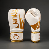 Guantes de boxeo Venum Challenger 2.5 blanco dorado