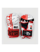 Guantillas MMA IIS R2 Shark Boxing Blanco Rojo