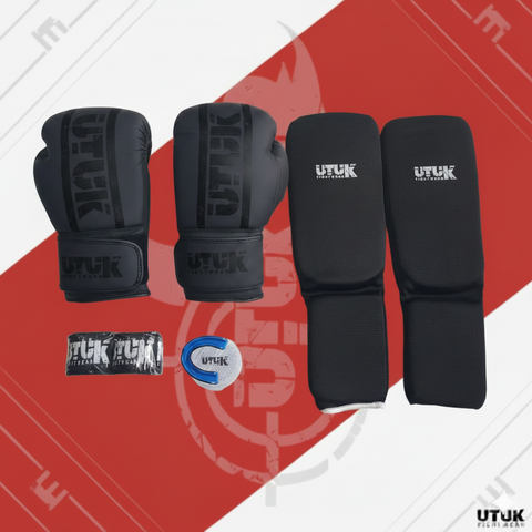 Pack Muay Thai Utuk Tubular Negro Negro