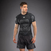 Rashguard Manga corta Venum Midnight Fury Negro Gris