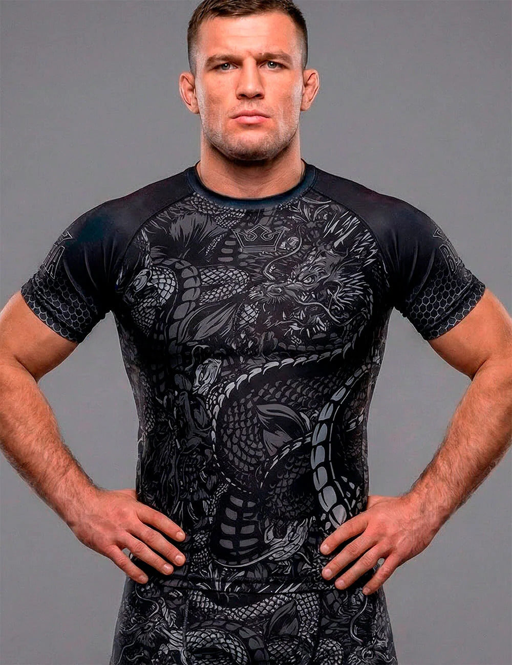 Rashguard BJJ Buddha Black Dragon